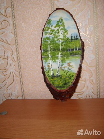 Панно на деревянной основе