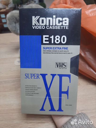 Кассета VHS Konica e180 superxf