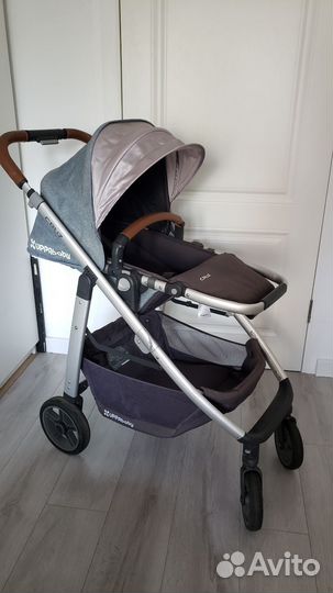 Uppababy cruz коляска 2 в 1 комплект с люлькой