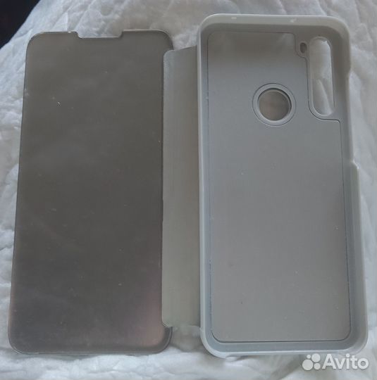 Зеркальный флип чехол для xiaomi redmi note 8t