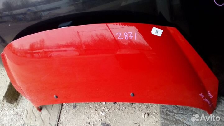 Peugeot 207 2006-2015 г капот оригинал как новый