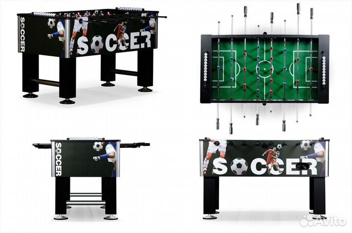Настольный футбол (кикер) «Roma IV» 140x76x87 см