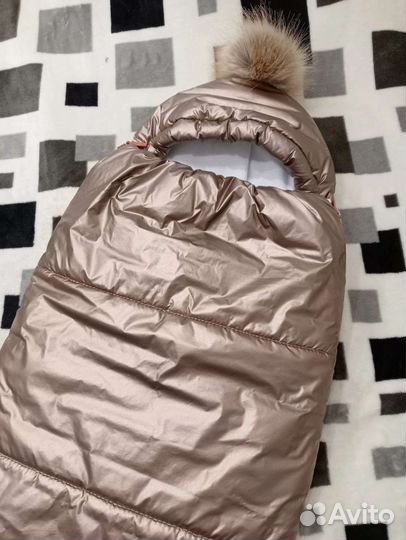 Зимний конверт в коляску