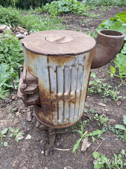Печь буржуйка чугунная СССР