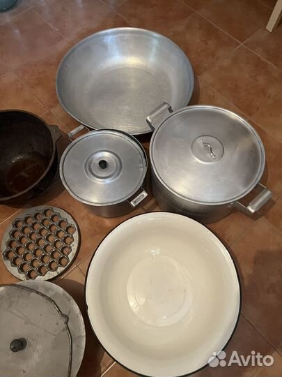 Чугунные казаны и сковородки СССР