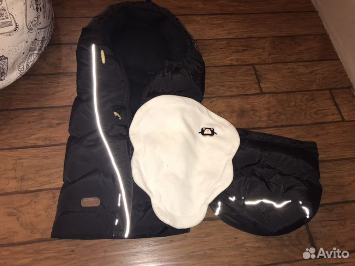 Зимний конверт в коляску на пуху Voksi City