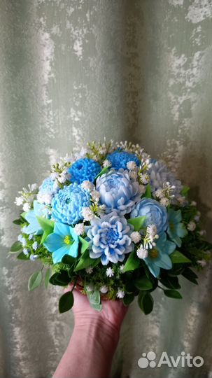 Букет из мыльной основы