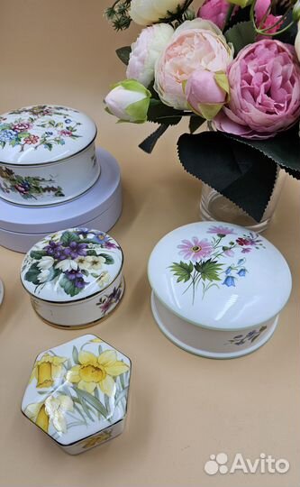 Шкатулки ассорти. Винтаж. Англия