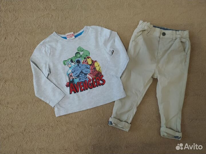 Пакет фирменных вещей для мальчика 92-98 см