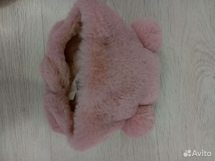 Шапка с шарфом для девочек