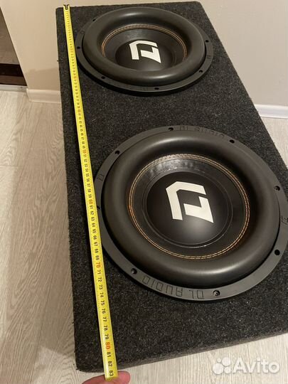 2 Сабвуфера в коробе DL Audio Gryphon Pro 12