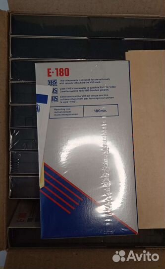 Видеокассеты vhs новые