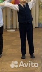 Костюм (Рубашка+брюки+жилет). Размер 104