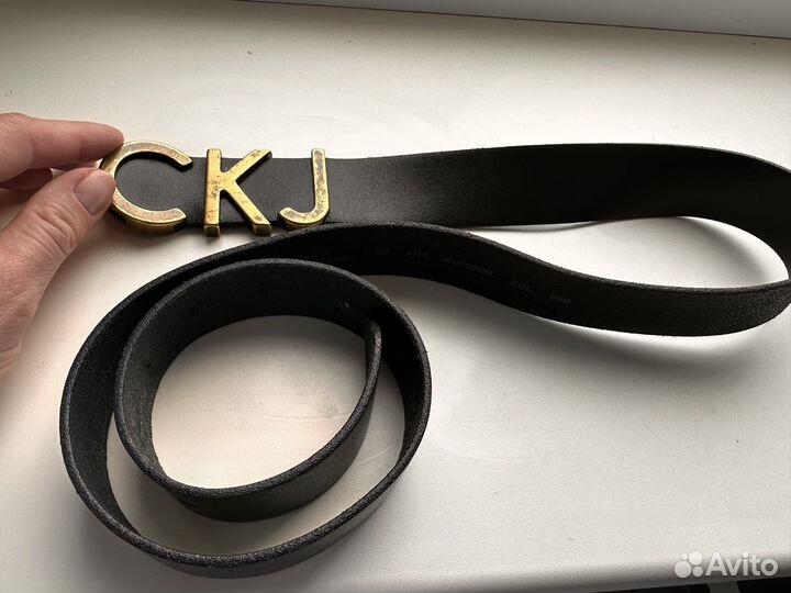 Кожаный ремень Calvin Klein