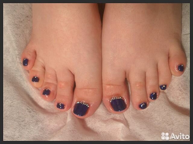 Комбинированный педикюр