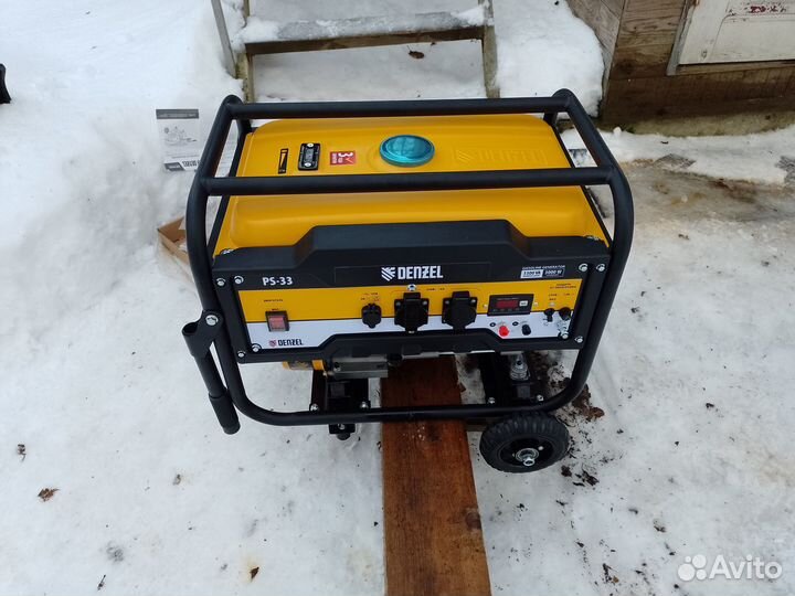 Аренда свежего генератора 650-800Вт / 3.3Квт