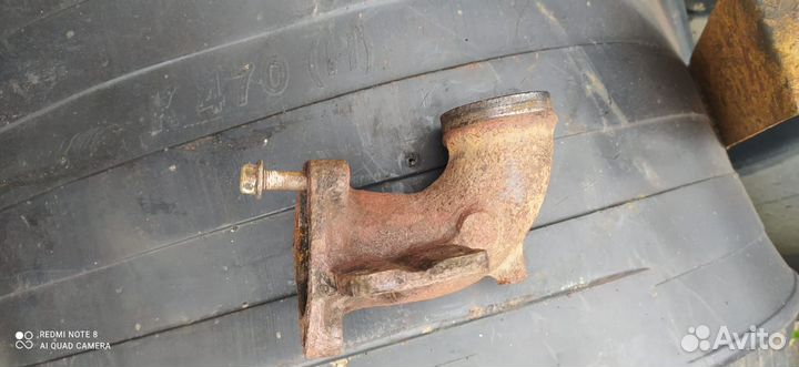 Труба турбины выпускная (угловая) D4AL