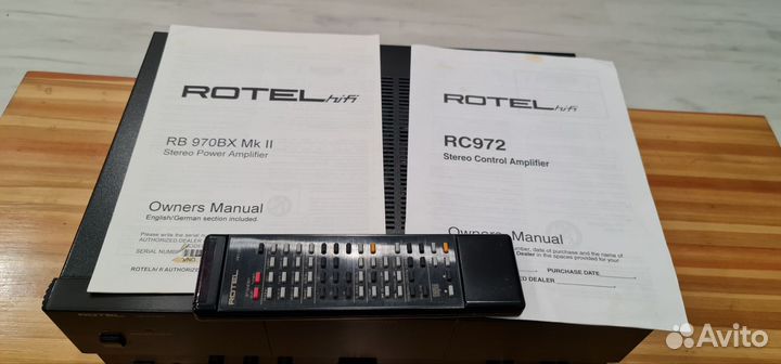 Rotel RB-970BX MkII и Rotel RC-972 + Видео