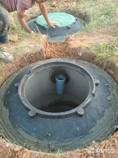 Септик под ключ из жб колец
