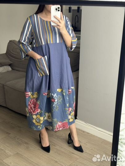 Платье женское летнее хлопок 48-54