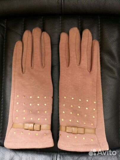 Перчатки трикотажные новые