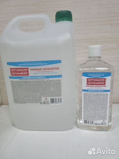 Антисептик septanaizer 5 л, 1 л