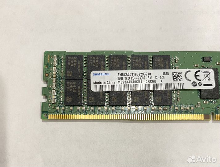 DDR4 32Gb 2400Мhz ECC Reg серверная память