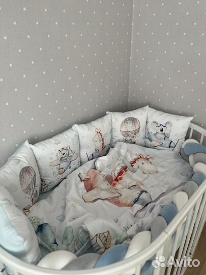 Бортики в детскую кроватку