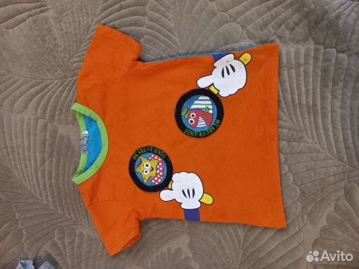 Летние вещи на мальчика 98 - 110 бу пакетом