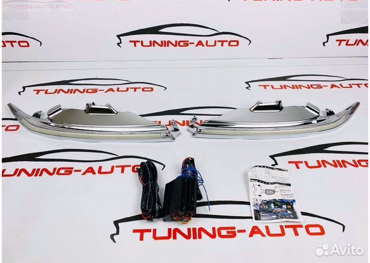 Ресницы фар Toyota Camry 55 LED