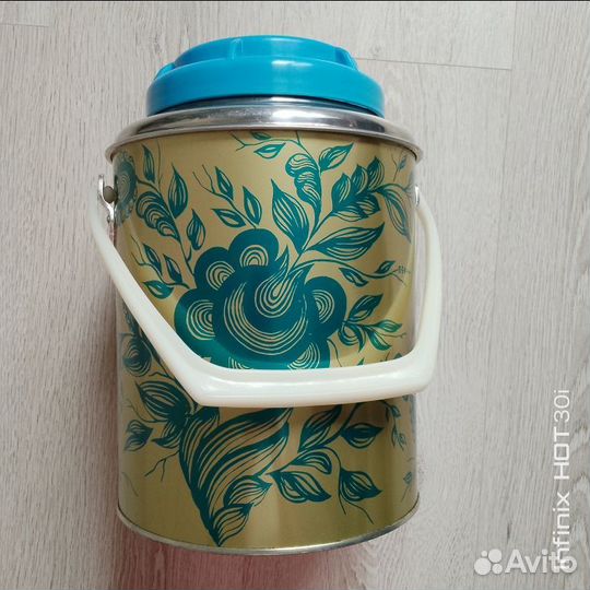Новый металлический термос СССР 3 литра