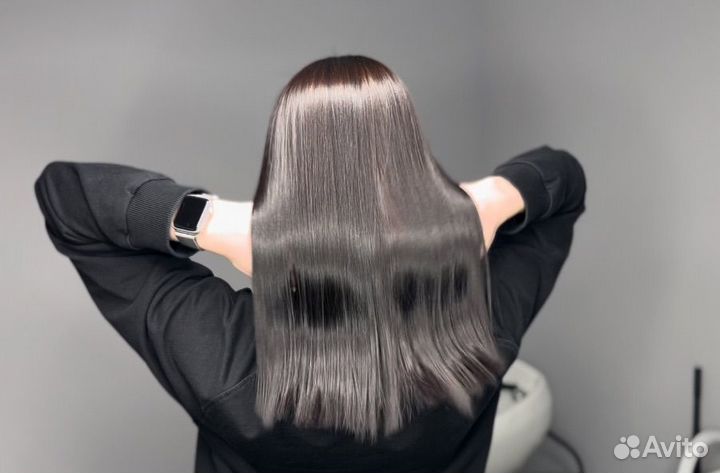 Кератиновое выпрямление