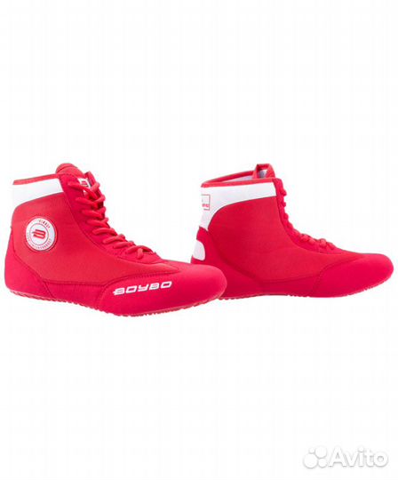 Борцовки на толстой подошве Boybo (42, Красный)