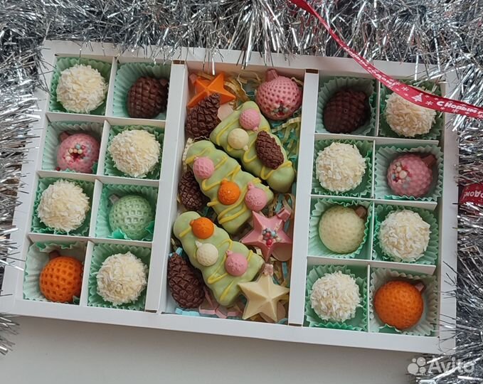 Конфеты новогодний набор подарок 2024