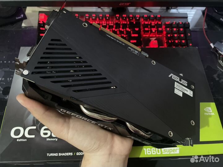 Видеокарта GTX 1660 super Asus Evo OC