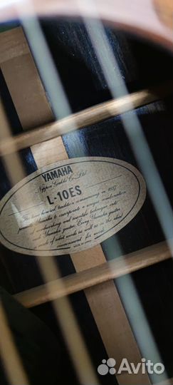 Гитара Ямаха л 10 ES полный массив япония