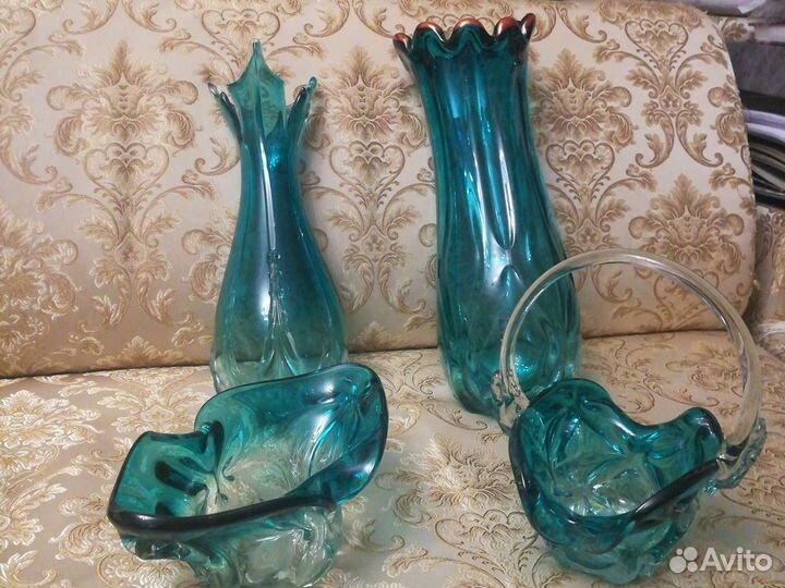 Вазы, набор 4 шт