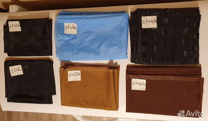 Новые ткани СССР разные виды цвета