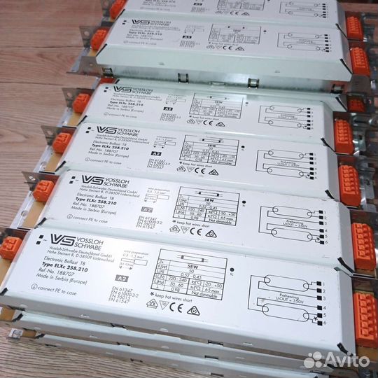 Эпра для люминесцентных ламп T8 на 2х58 W Германия