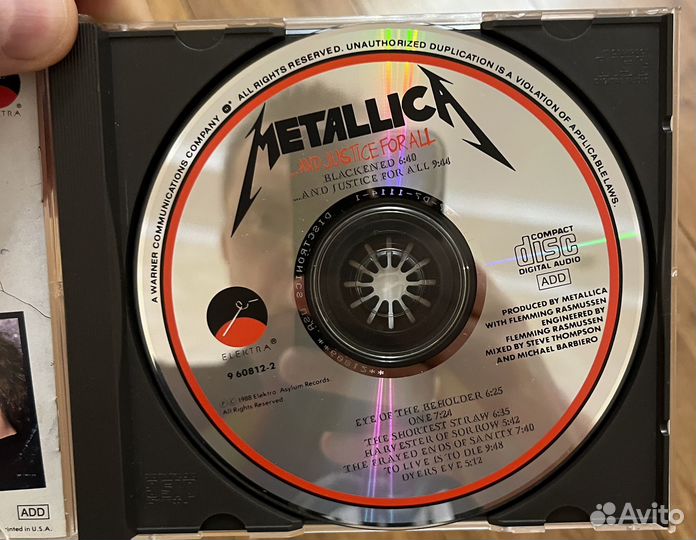 CD metallica. USA. сд