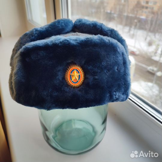 Шапка ушанка, р 58