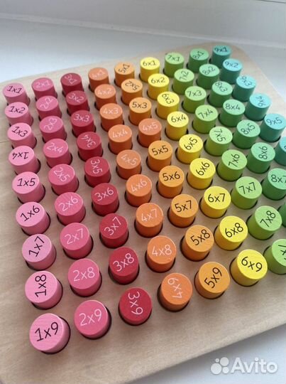 Таблица умножения (дерево); Магнитная азбука;