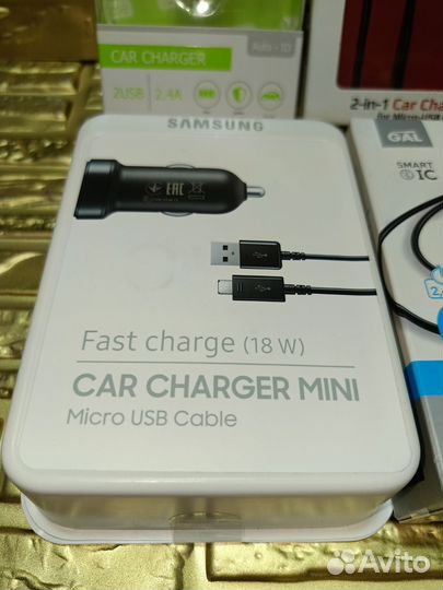 Автомобильные Зарядные Устройства с Micro USB