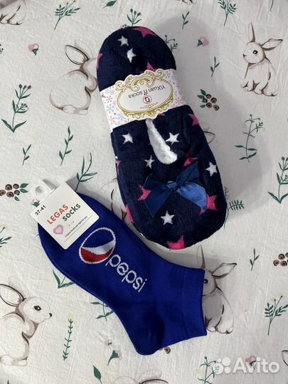 Набор носки + тапочки
