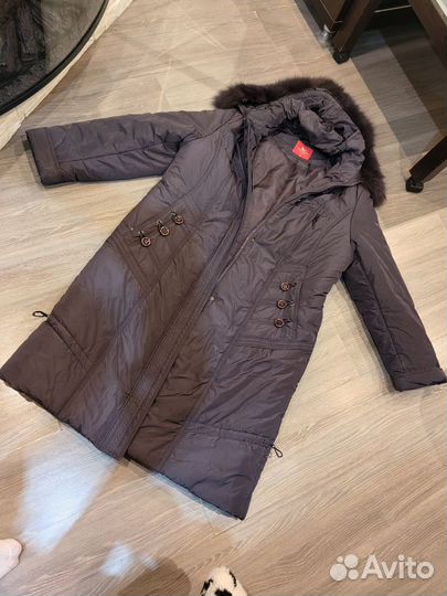 Пальто пуховик 60