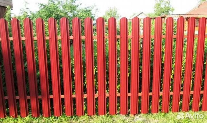 Забор металлический,ворота под ключ