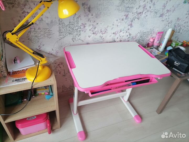 Письменный стол школьный со стулом (трансформер)