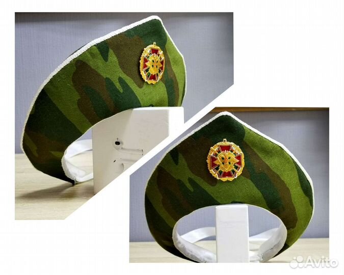 Русский народный кокошник в военном стиле