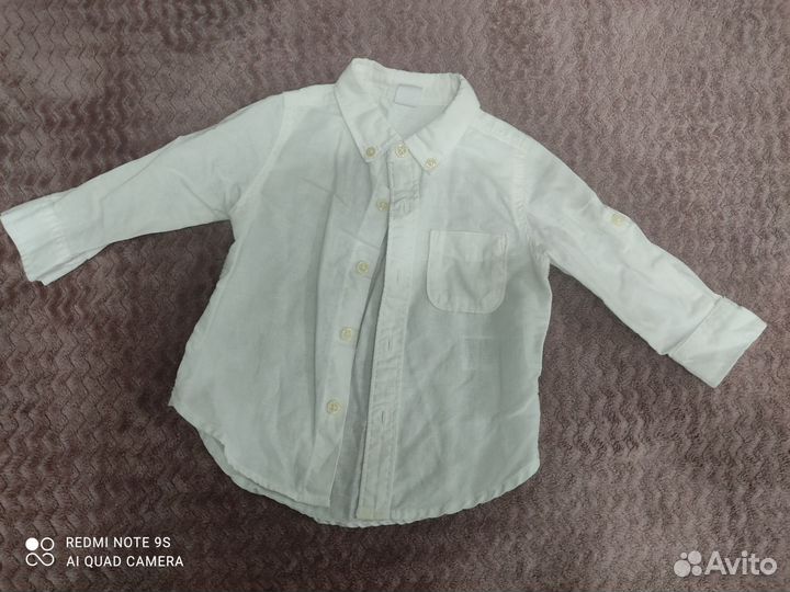 Рубашка для мальчика 12-18 месяцев