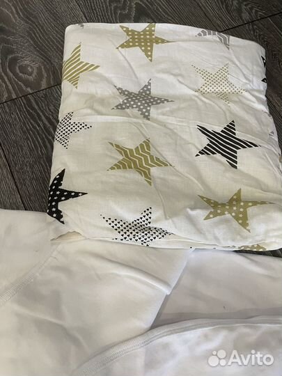 Плед двухсторонний велюр +хлопок новый